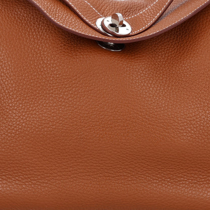 Hermes Taurillon Clemence Lindy 34 Gold 8 of 10
