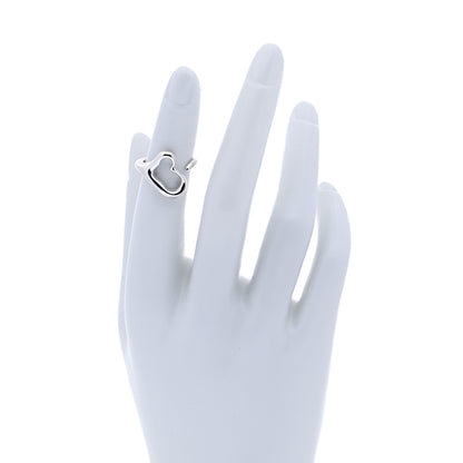 Tiffany Sterling Silver Elsa Peretti Open Heart Ring 47 4 2 of 4