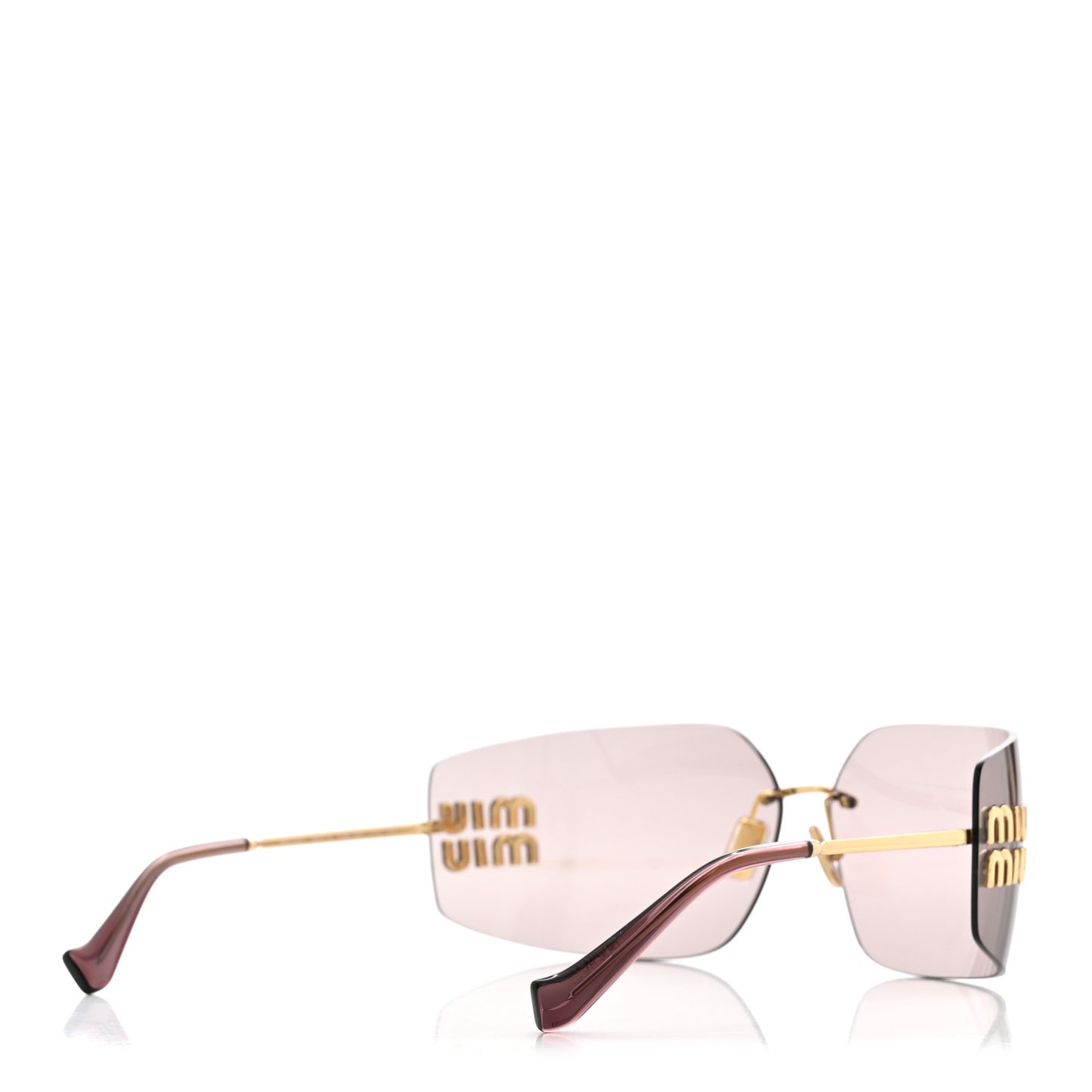 Metal Aube Sunglasses SMU54Y Mauve