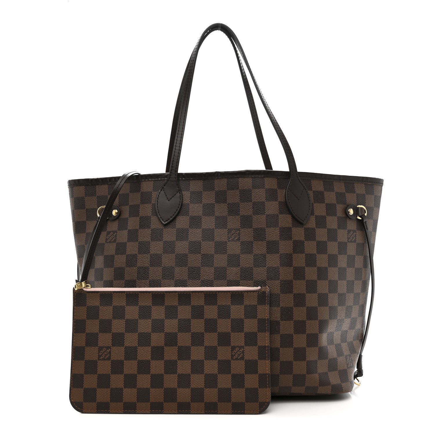 Louis Vuitton Damier Ebene Neo Neverfull MM Rose Ballerine 1855444