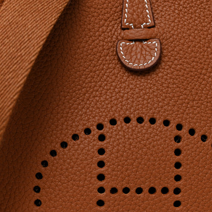 Hermes Taurillon Clemence Evelyne TPM Gold 6 of 10