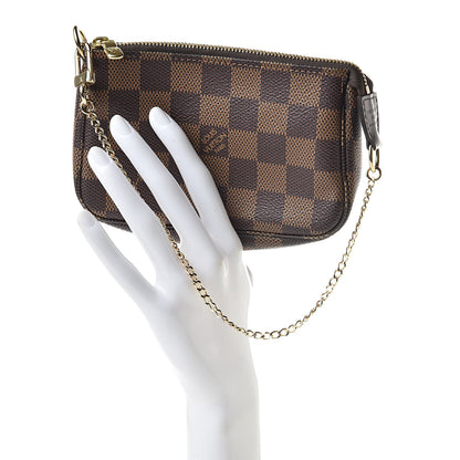 Louis Vuitton Damier Ebene Mini Pochette Accessories 2 of 8