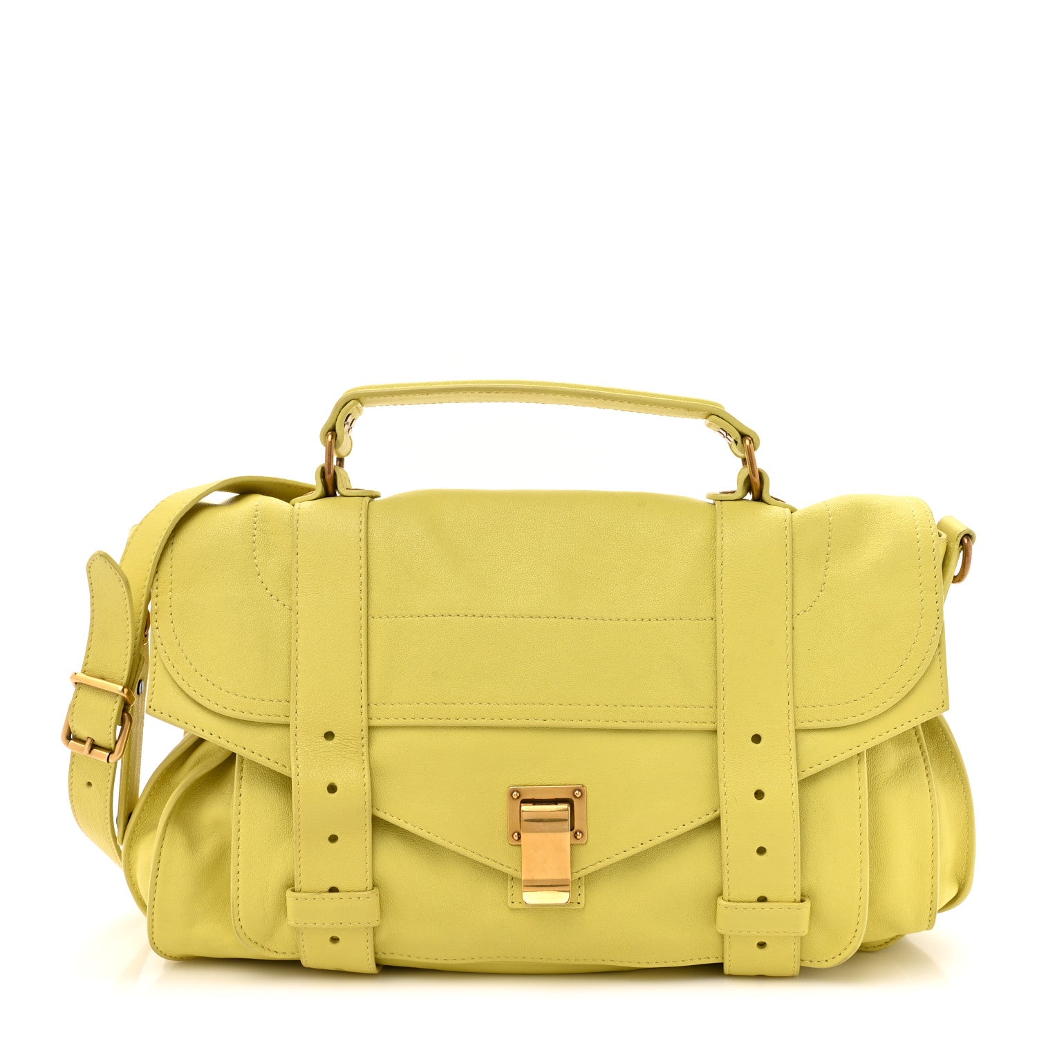 Proenza Schouler Lambskin Medium PS1 Satchel Pale Green 1 of 17