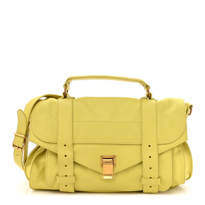 Proenza Schouler Lambskin Medium PS1 Satchel Pale Green 1 of 17