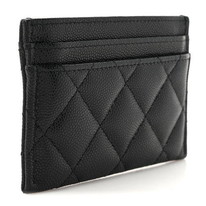 Chanel Caviar Quilted French New Wave Card Holder Black 3 of 9