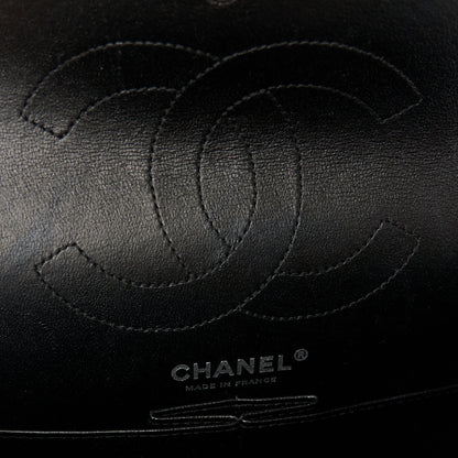 Chanel Sheepskin Chevron Quilted 2.55 Reissue 225 Double Flap So Black 6 of 10