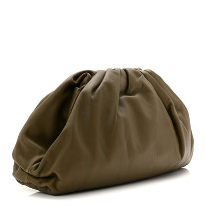 Bottega Veneta Smooth Butter Calf The Pouch Oversized Clutch Mustard 3 of 10