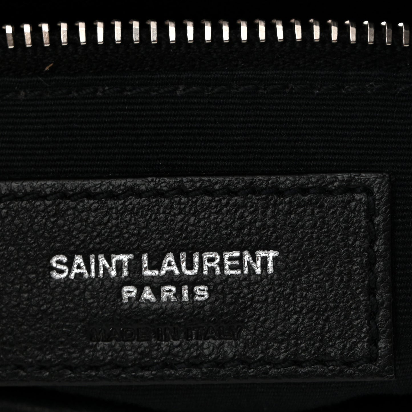 Lambskin Quilted Small Loulou Puffer Monogram Chain Satchel Black