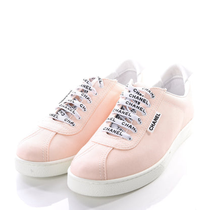 Chanel Canvas Womens Sneakers 41 Light Pink 2 of 9