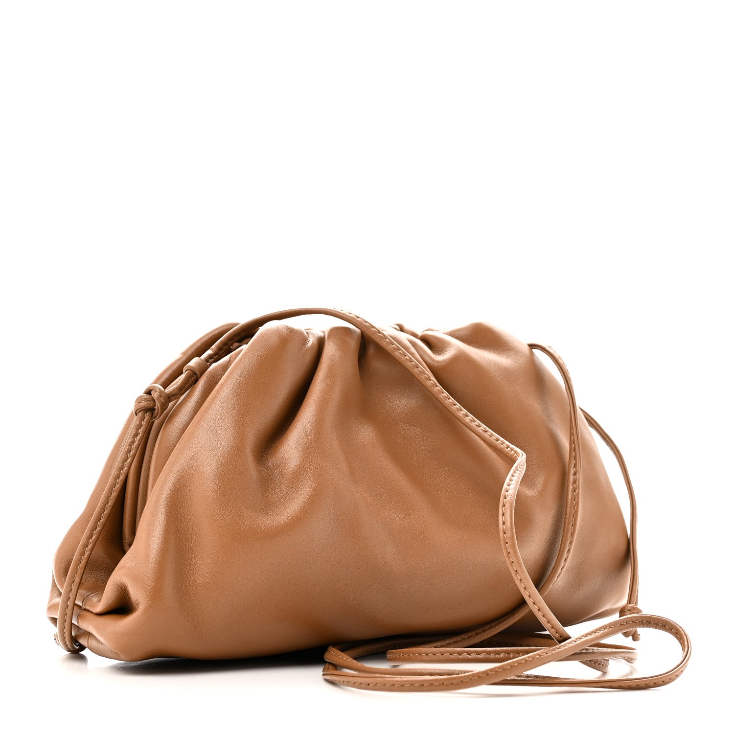 BOTTEGA VENETA THE POUCH ミニザポーチ Bottega Veneta Butter Calfskin The Mini Pouch Camel 1910302