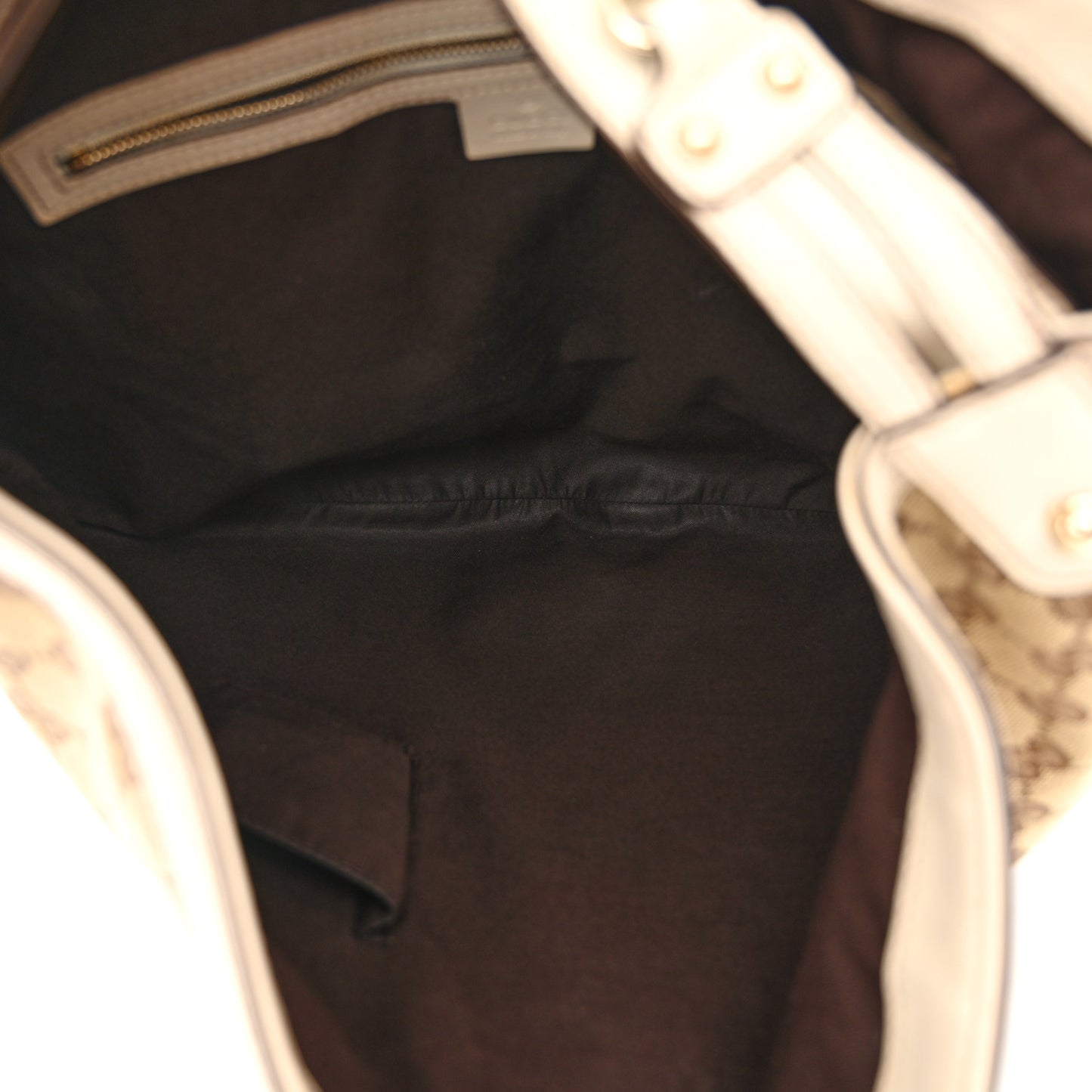 Monogram Large Wave Hobo Off White