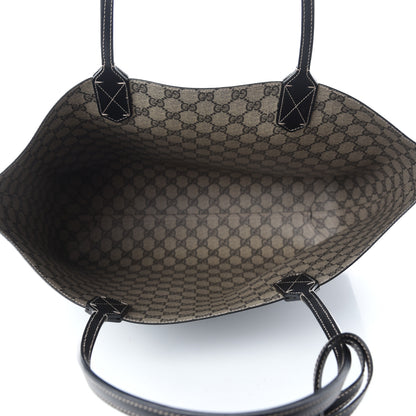 Gucci Calfskin GG Supreme Monogram Medium Reversible Tote Black 5 of 24