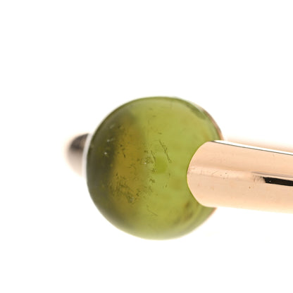 Pomellato 18K Rose Gold Peridot M'Ama Non M'Ama Ring 55 7.25 9 of 9