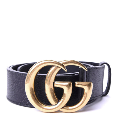 Gucci Textured Calfskin Double G 40mm Belt 85 34 Black 1 of 5