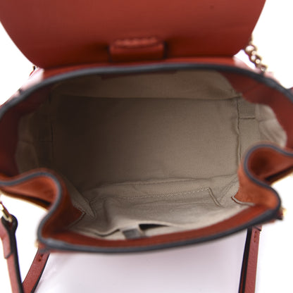 Chloe Suede Calfskin Mini Faye Backpack Earthy Red 4 of 9