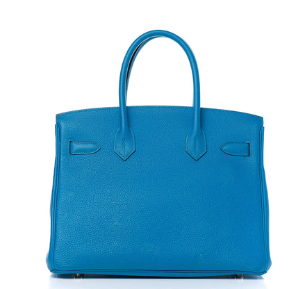 Hermes Togo Birkin 30 Bleu Zanzibar 19 of 36