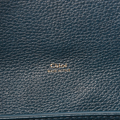 Chloe Grained Calfskin Medium Aby Day Shoulder Bag Navy Ink 5 of 13