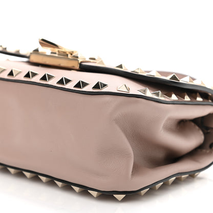Valentino Garavani Calfskin Mini Rockstud Crossbody Bag Poudre 9 of 9