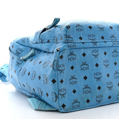 MCM Visetos Medium Sprinkle Stud Stark Backpack Blue 10 of 14