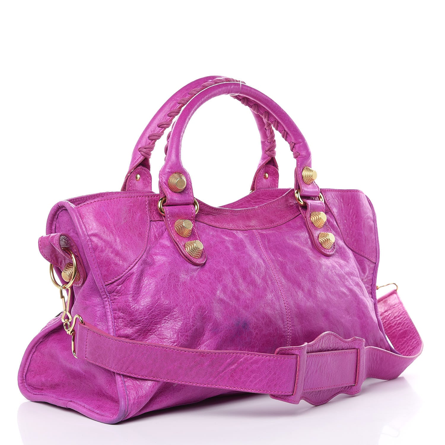 Balenciaga Agneau Giant 21 Gold Hardware Part Time Magenta 3 of 16