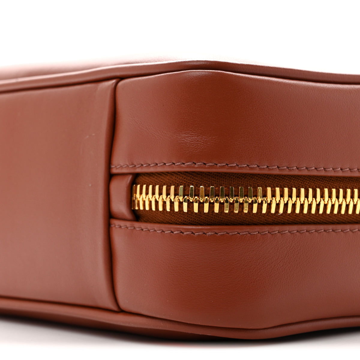 Nappa Small Beau Top Handle Bag Cognac