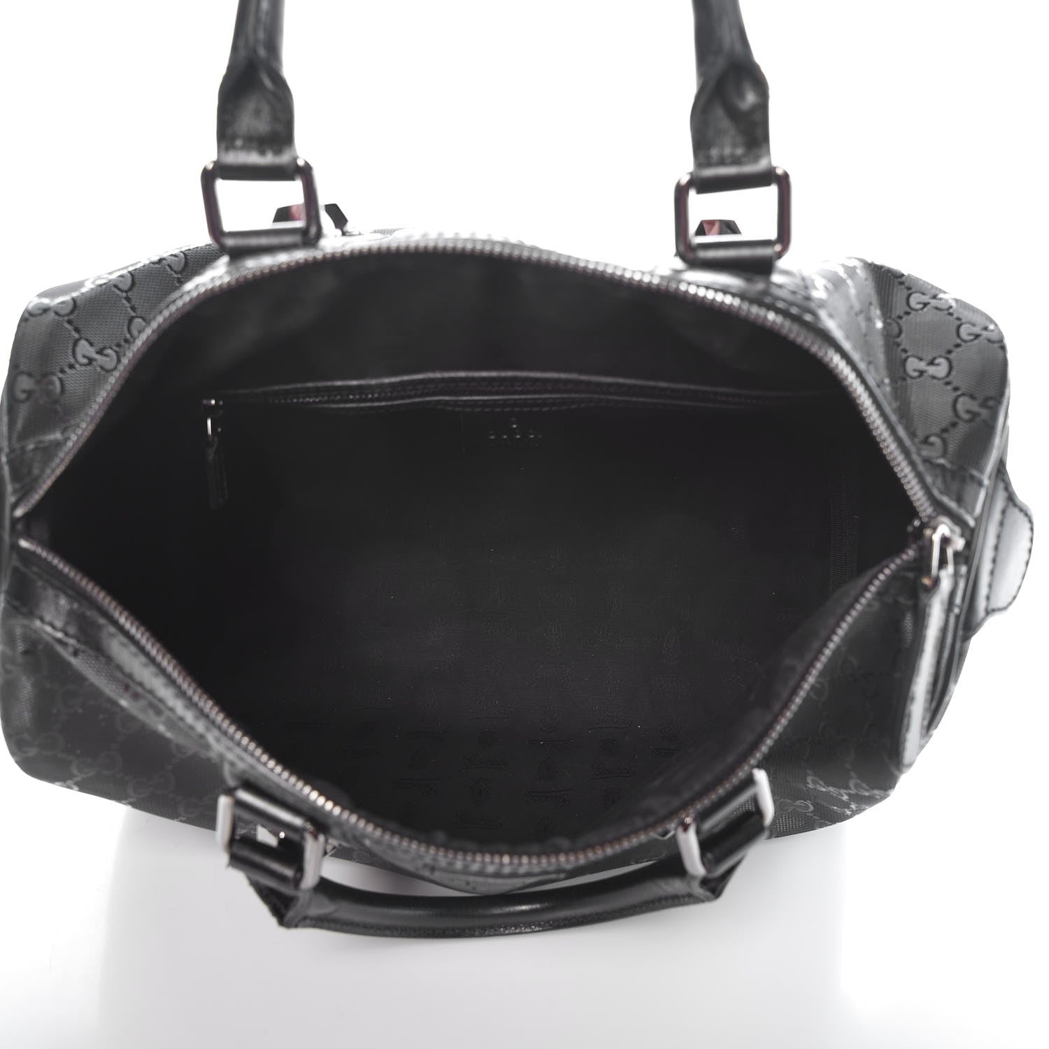 Gucci Imprime Monogram Medium Joy Stud Boston Black 7 of 8