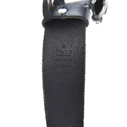 Gucci Calfskin Braided Dionysus Belt 95 38 Black 3 of 7