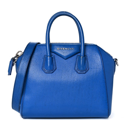 Givenchy Sugar Goatskin Mini Antigona Indigo Blue 1 of 10