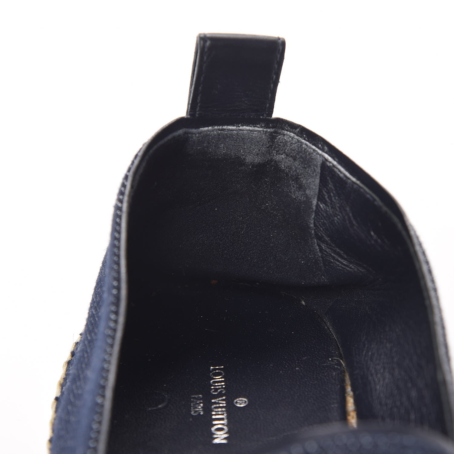 Louis Vuitton Canvas Waterfall Espadrille Flats 38 Marine 11 of 12