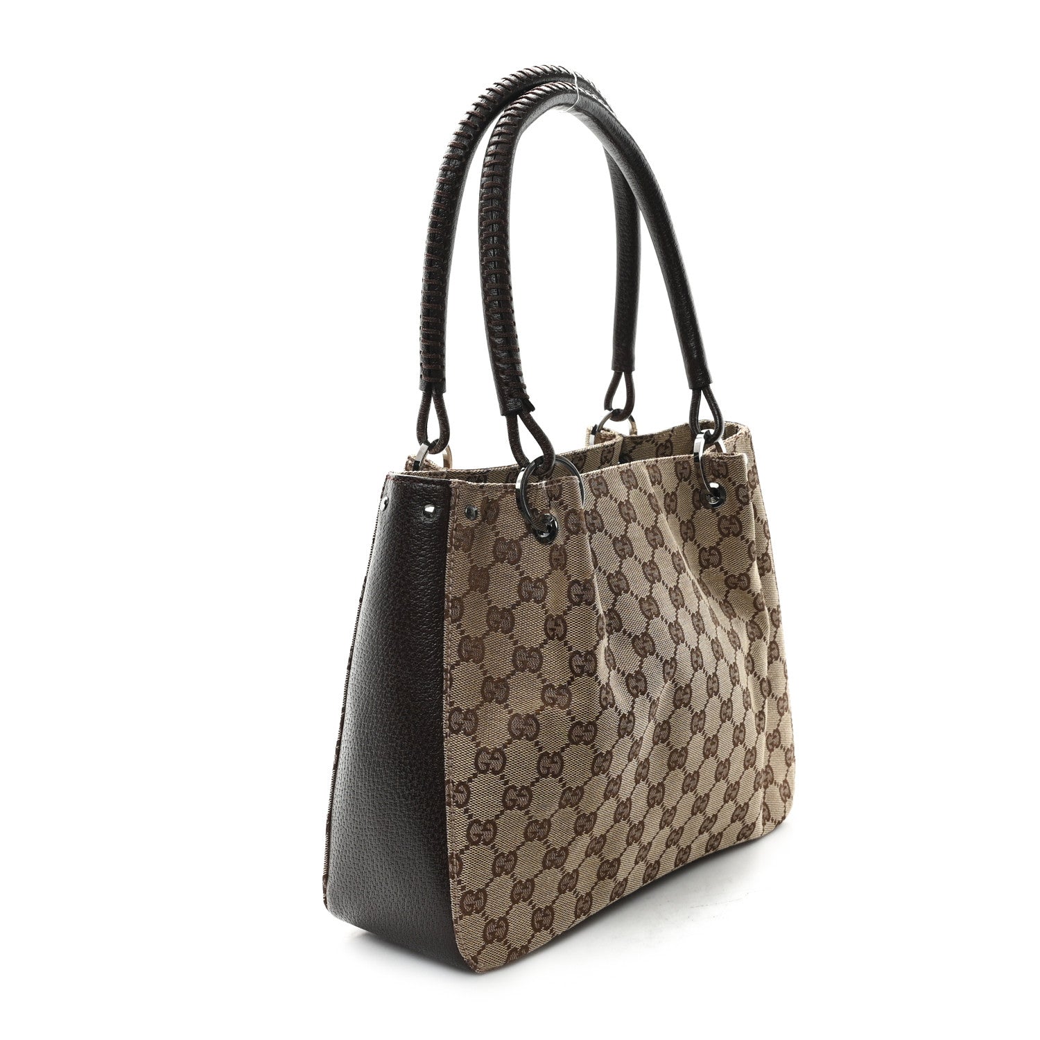 Gucci Monogram Shoulder Bag Dark Brown 3 of 13
