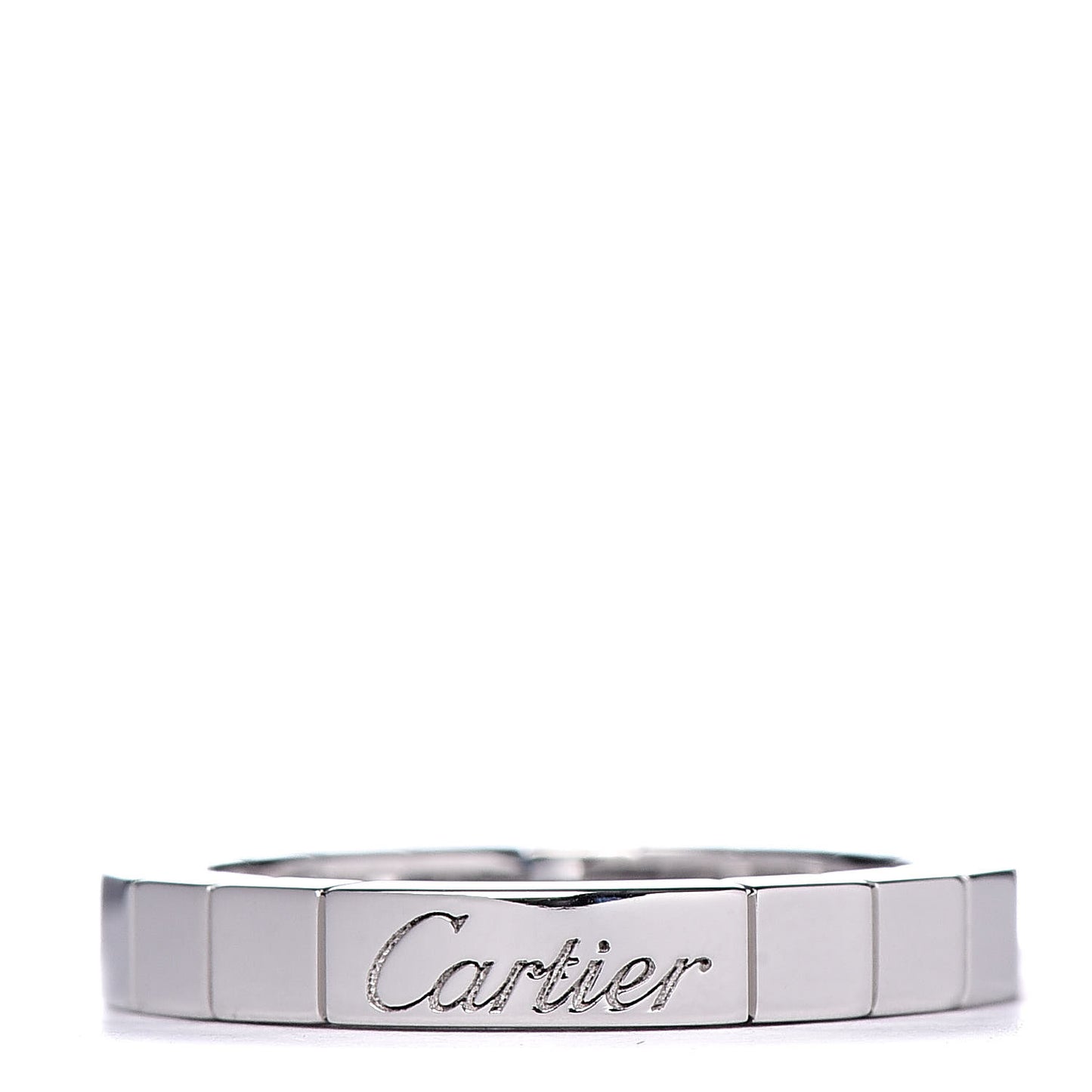 18K White Gold Lanieres Ring 49 4.75