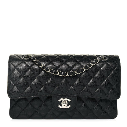 Chanel Caviar Quilted Medium Double Flap Black 1 of 14