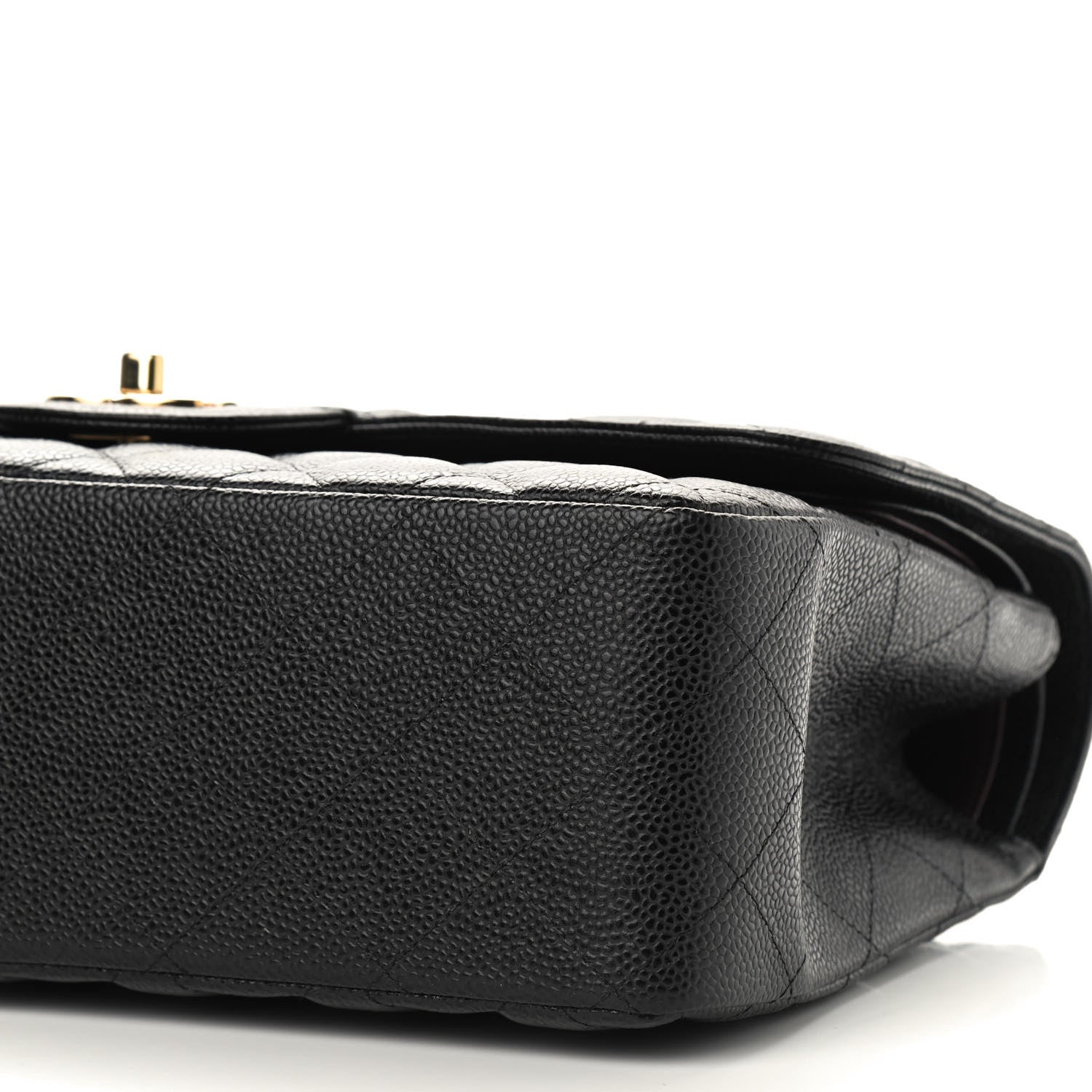 Chanel Caviar Quilted Jumbo Double Flap Black 9 of 9