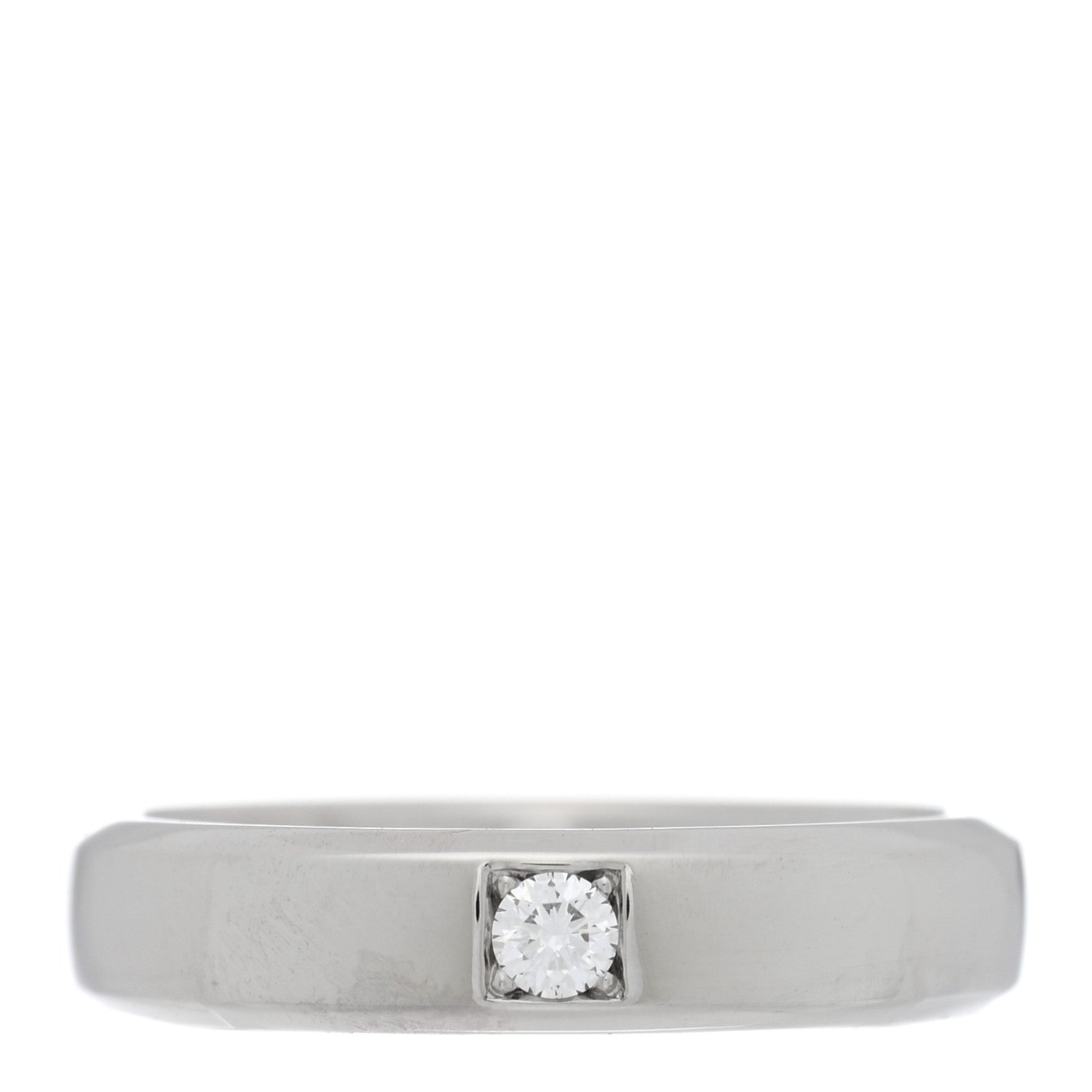 Van Cleef & Arpels Platinum Diamond Toujours Etoiles Wedding Band Ring 49 5 1 of 5