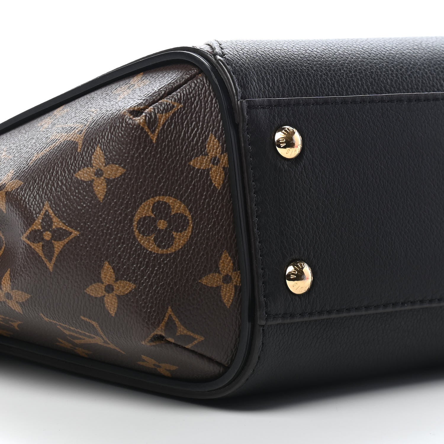 Louis Vuitton Calfskin Monogram Kimono Tote PM Black 8 of 9