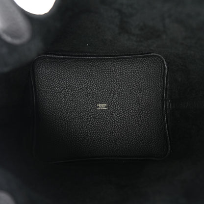 Hermes Taurillon Clemence Picotin Lock 22 MM Black 5 of 11