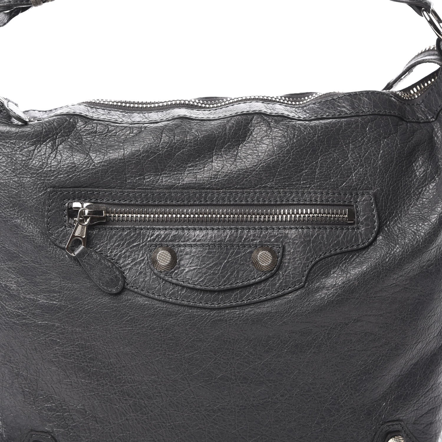 Balenciaga Agneau Giant 21 Silver Hardware Day Hobo Gris Tarmac 8 of 11