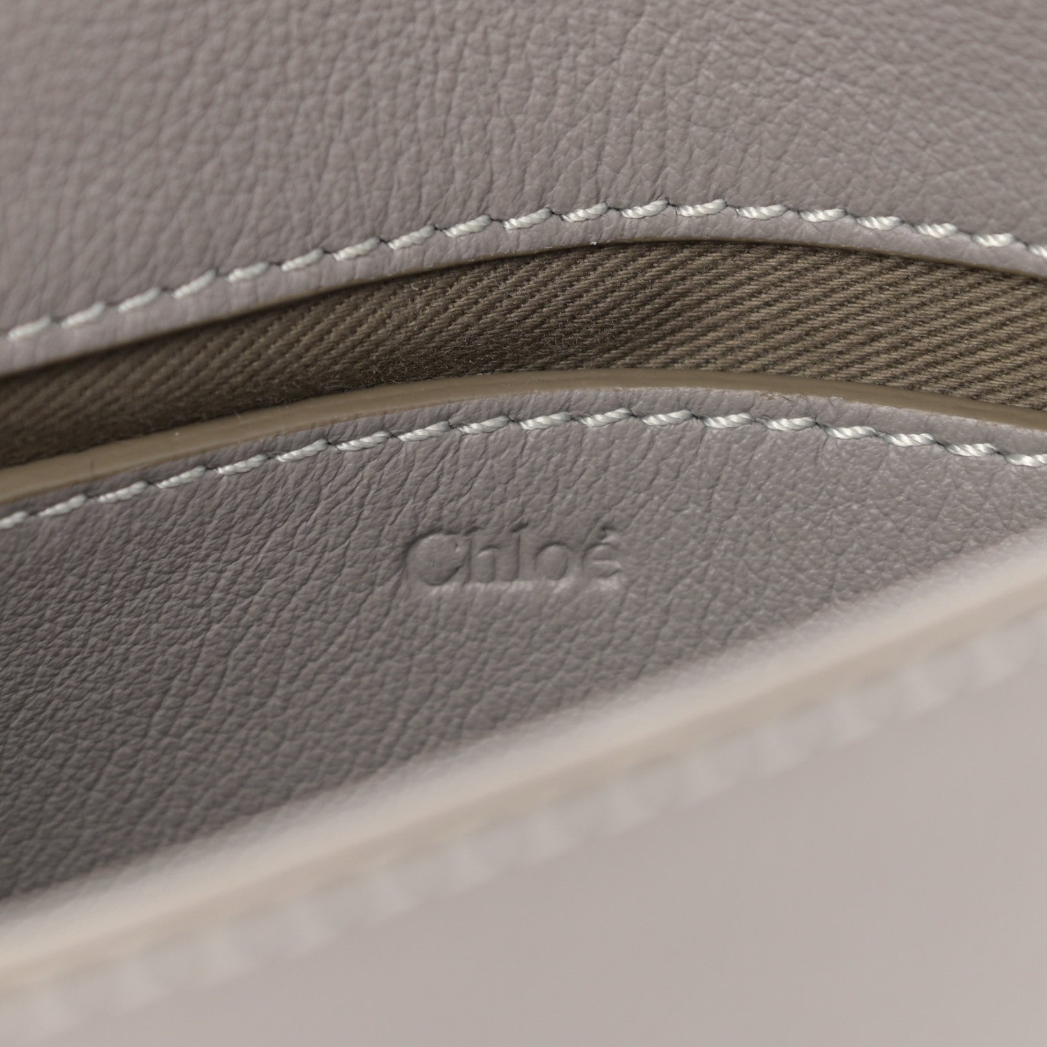 Chloe Calfskin Marcie Convertible Belt Bag Cashmere Grey 6 of 13