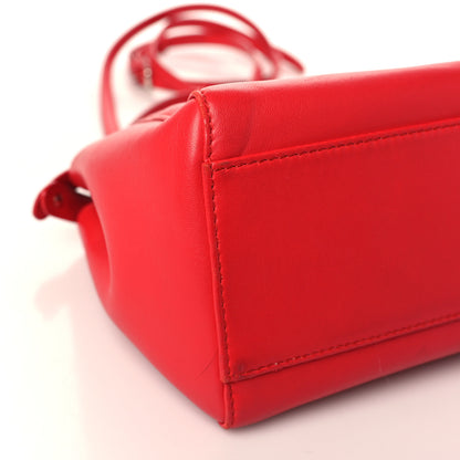 Fendi Nappa Mini Peekaboo Iconic Satchel Fiamma 8 of 9