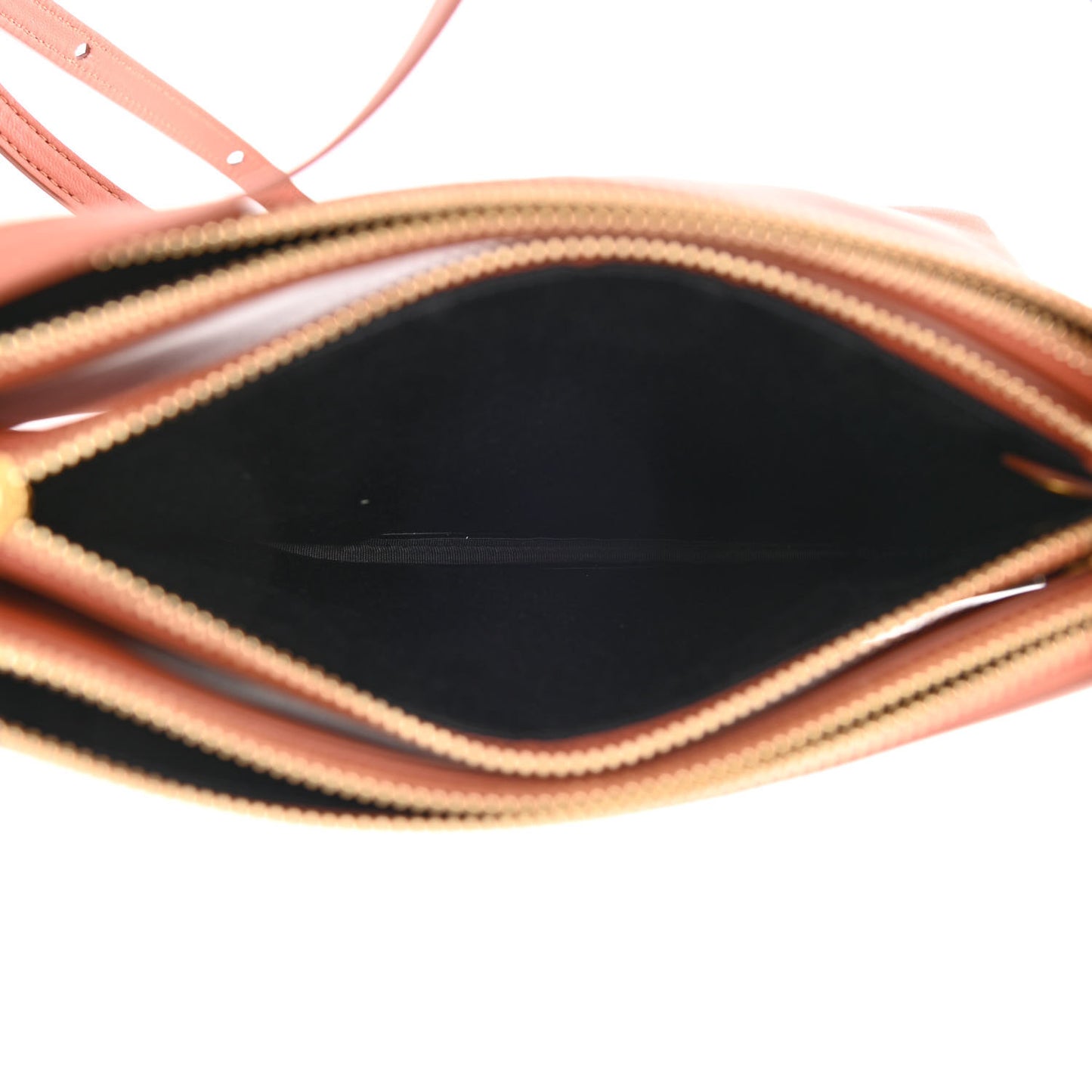 Lambskin Small Trio Crossbody Bag Tan