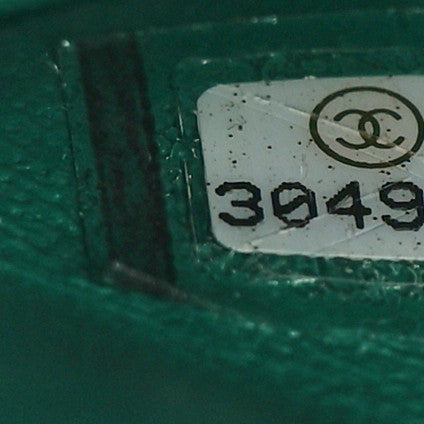 Chanel Caviar Quilted Small Double Flap Green 7 of 10