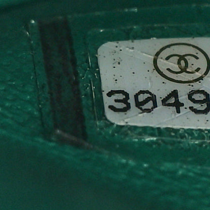 Chanel Caviar Quilted Small Double Flap Green 7 of 10