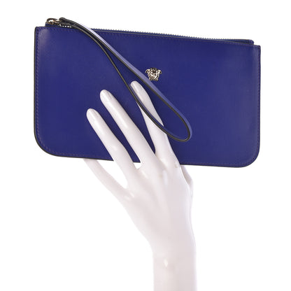 Versace Calfskin Medusa Wrist Pouch Purple 2 of 7