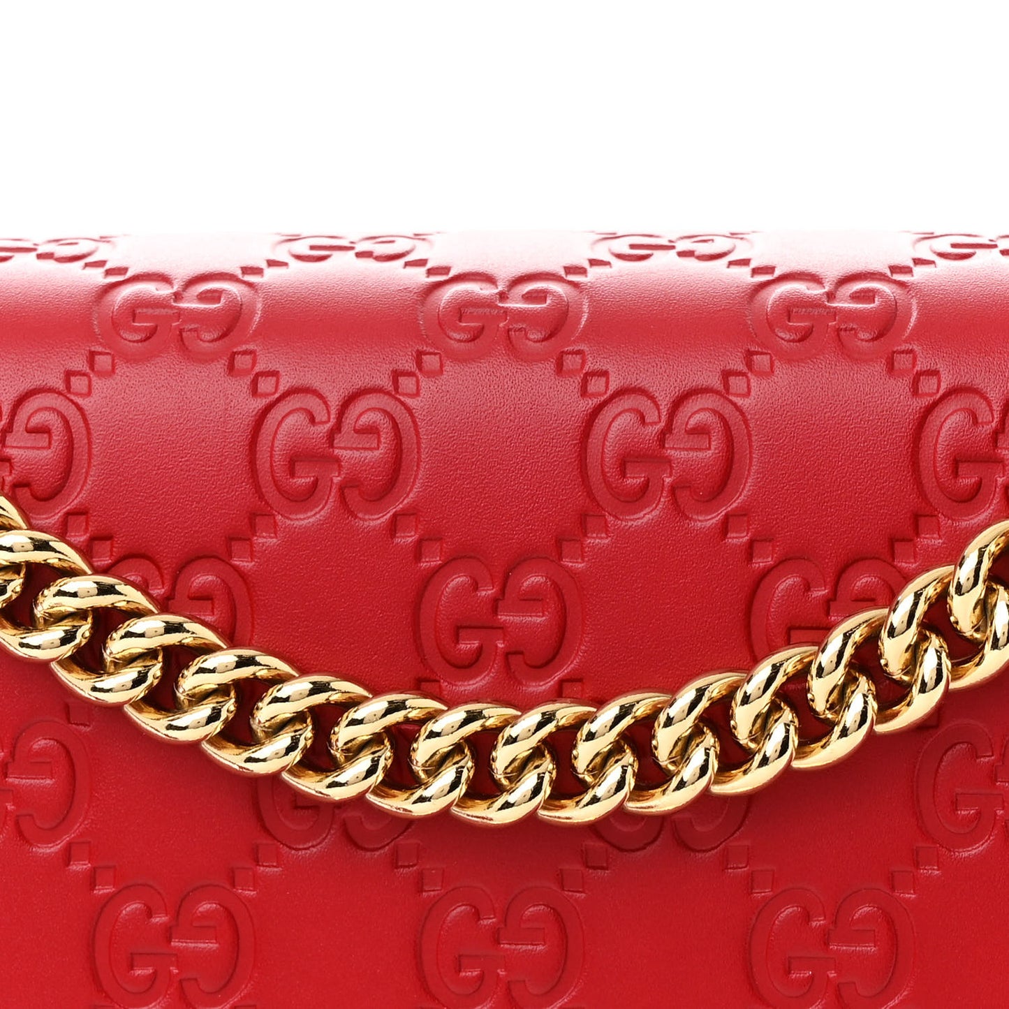 Guccissima Medium Padlock Shoulder Bag Hibiscus Red