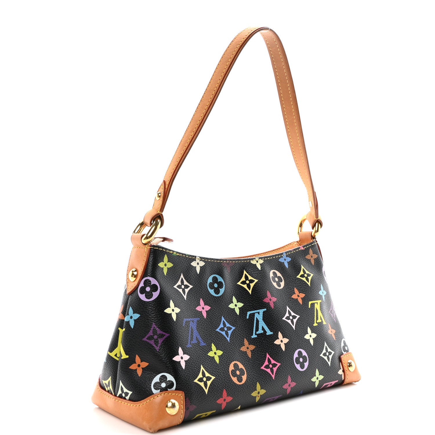 Louis Vuitton Monogram Multicolor Eliza Black 3 of 9