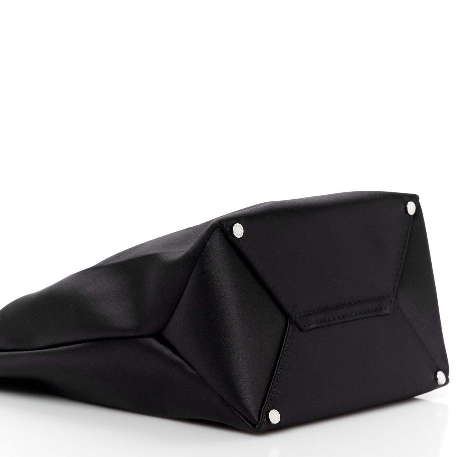 Alexander Wang Satin Lunch Bag Clutch Black 9 of 12