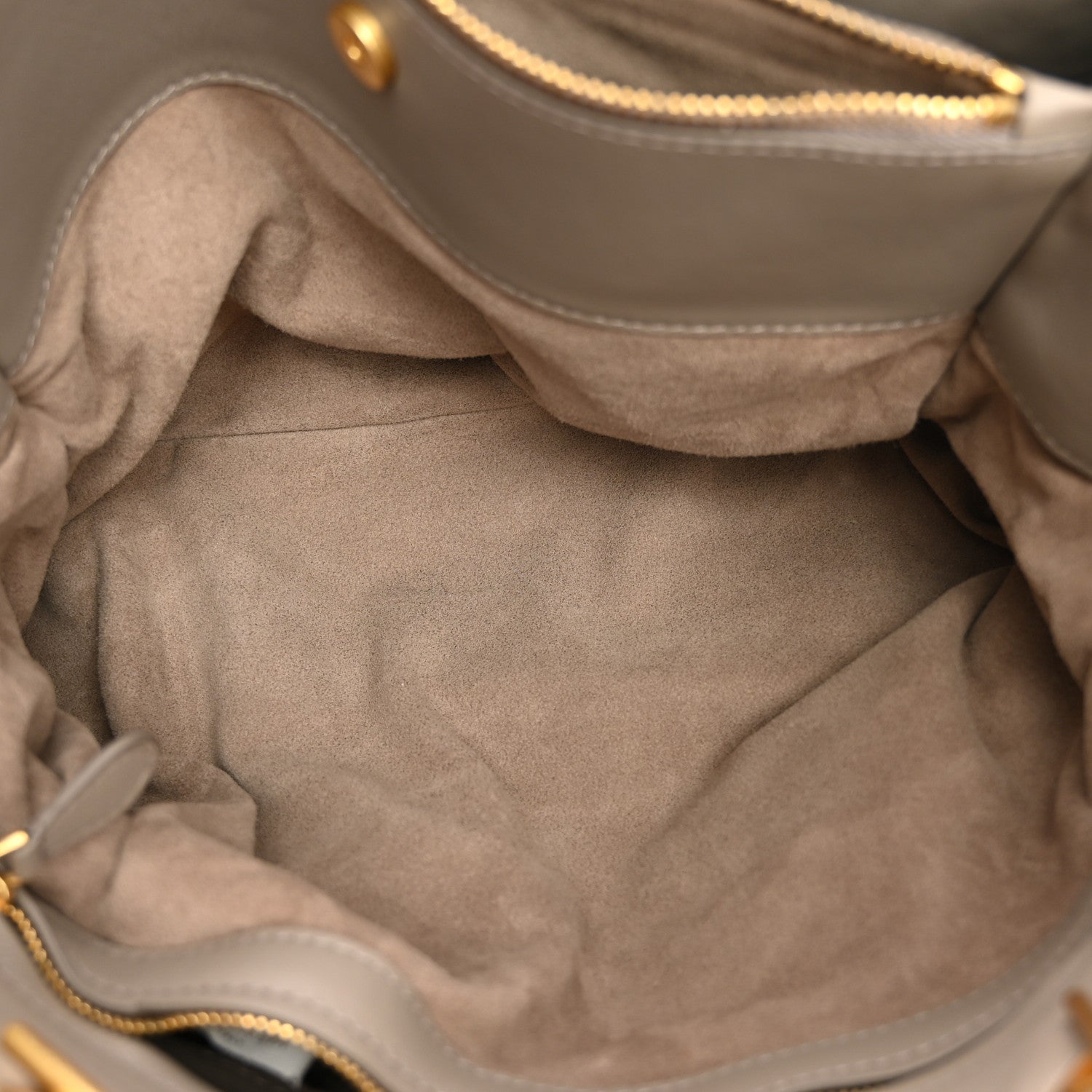 Bottega Veneta Nappa Intrecciato Medium Classic Chain Strap Tote Taupe Grey 5 of 11