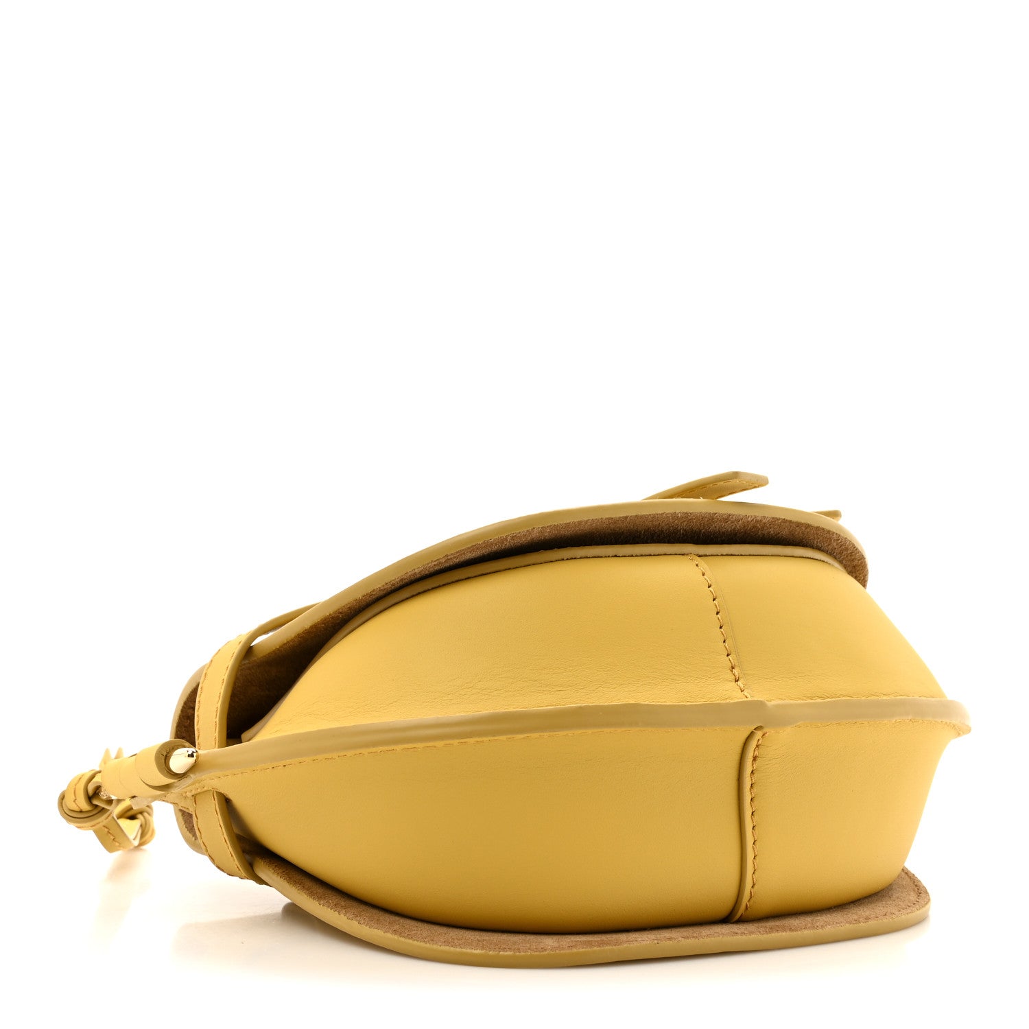 Loewe Calfskin Jacquard Mini Gate Dual Bag Dark Yellow 4 of 11
