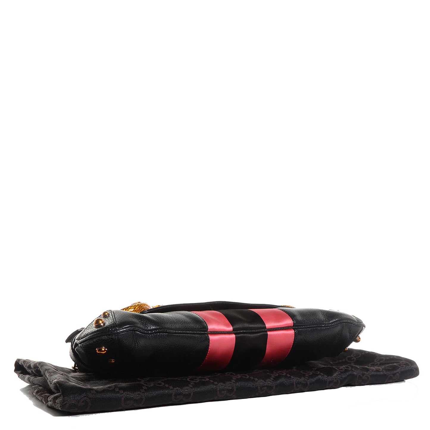 Leather Limited Edition Tom Ford Snake Horsebit Clutch Black