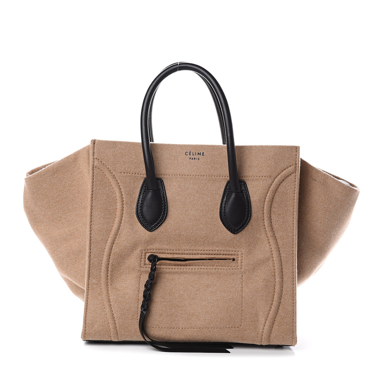 Celine Felt Medium Phantom Luggage Beige 1 of 8